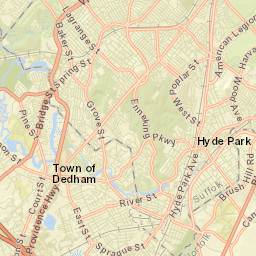Dedham Street Map
