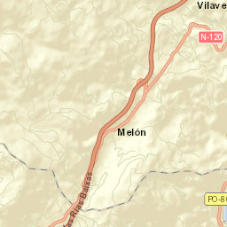 Melón Street Map