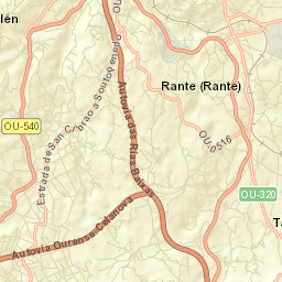 Taboadela Street Map