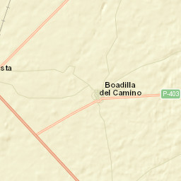 Boadilla del Camino Street Map