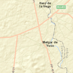 Itero de la Vega Street Map