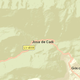Gósol Street Map