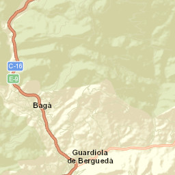 Bagà Street Map