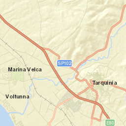 Tarquinia Street Map
