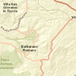 Villa San Giovanni in Tuscia Street Map