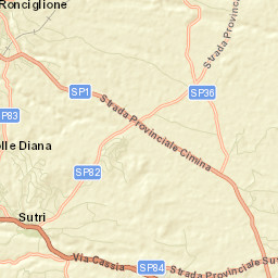 Sutri Street Map