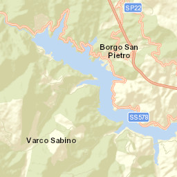 Varco Sabino Street Map
