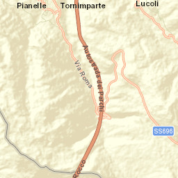 Tornimparte Street Map