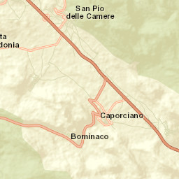 San Pio delle Camere Street Map