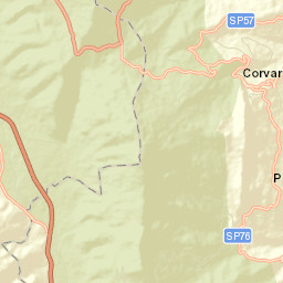 Corvara Street Map