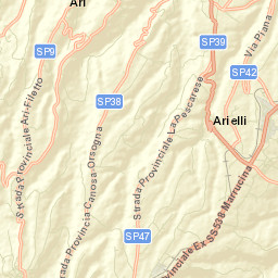 Poggiofiorito Street Map