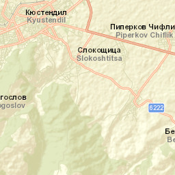 Obshtina Kyustendil Street Map