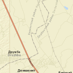 Druzhba Street Map