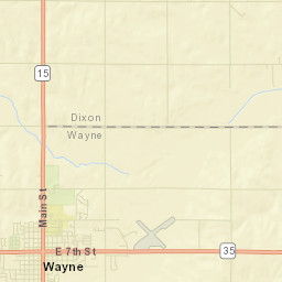 Wayne Street Map