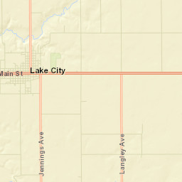 Lake City Street Map