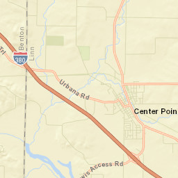 Center Point Street Map