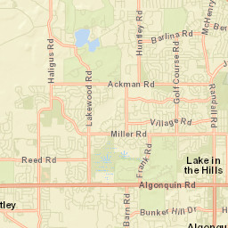 Lake in the Hills Street Map