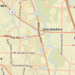 Riverwoods Street Map