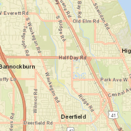 Deerfield Street Map
