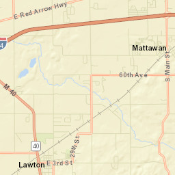 Mattawan Street Map