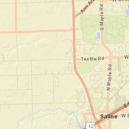 Saline Street Map