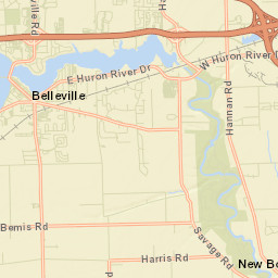 Belleville Street Map
