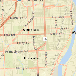 Southgate Street Map