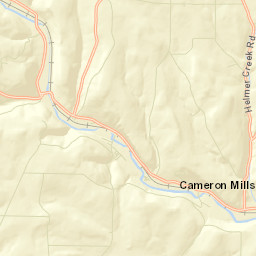 West Cameron New York Street Map