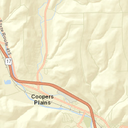 East Campbell New York Street Map