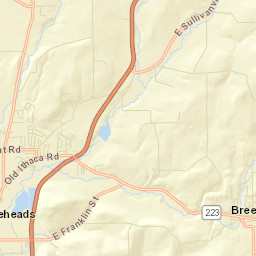 Sullivanville New York Street Map