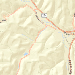 Swartwood New York Street Map