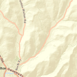 Walton New York Street Map