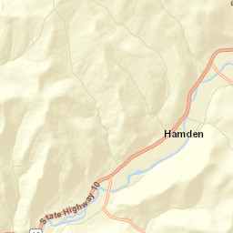 Hamden New York Street Map