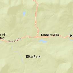 Tannersville New York Street Map
