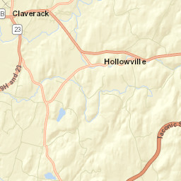 Upper Hollowville New York Street Map