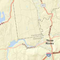 Three Rivers Street Map