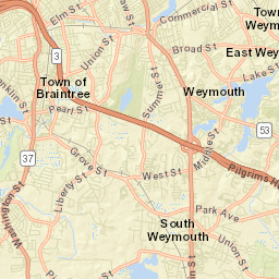 Braintree Street Map