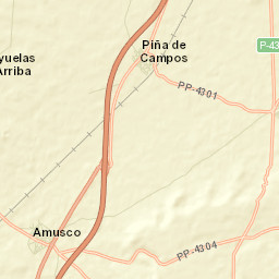 Amusco Street Map