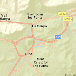Olot Street Map