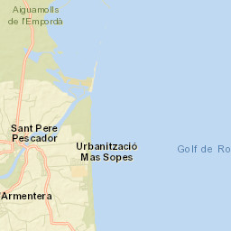 Sant Pere Pescador Street Map