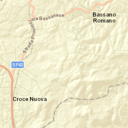 Bassano Romano Street Map