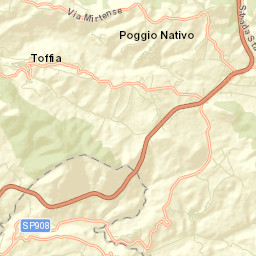 Poggio Nativo Street Map
