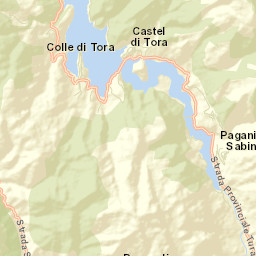 Paganico Sabino Street Map