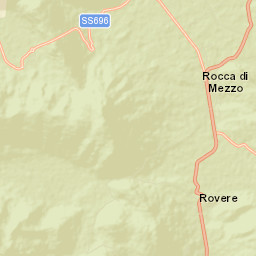 Rocca di Mezzo Street Map