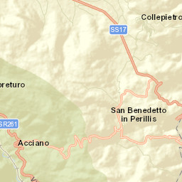 San Benedetto in Perillis Street Map