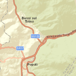 Popoli Street Map