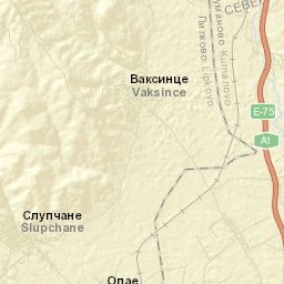 Vaksince Street Map