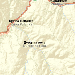 Kriva Palanka Street Map