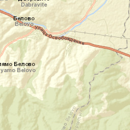 Belovo Street Map
