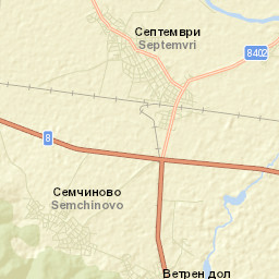 Septemvri Street Map